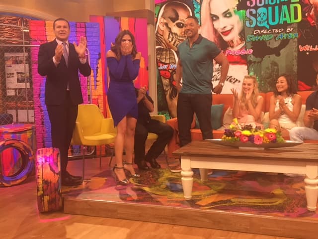 Nuestra Francisca era la más emocionada y se moría de ganas de conocer a Will Smith.