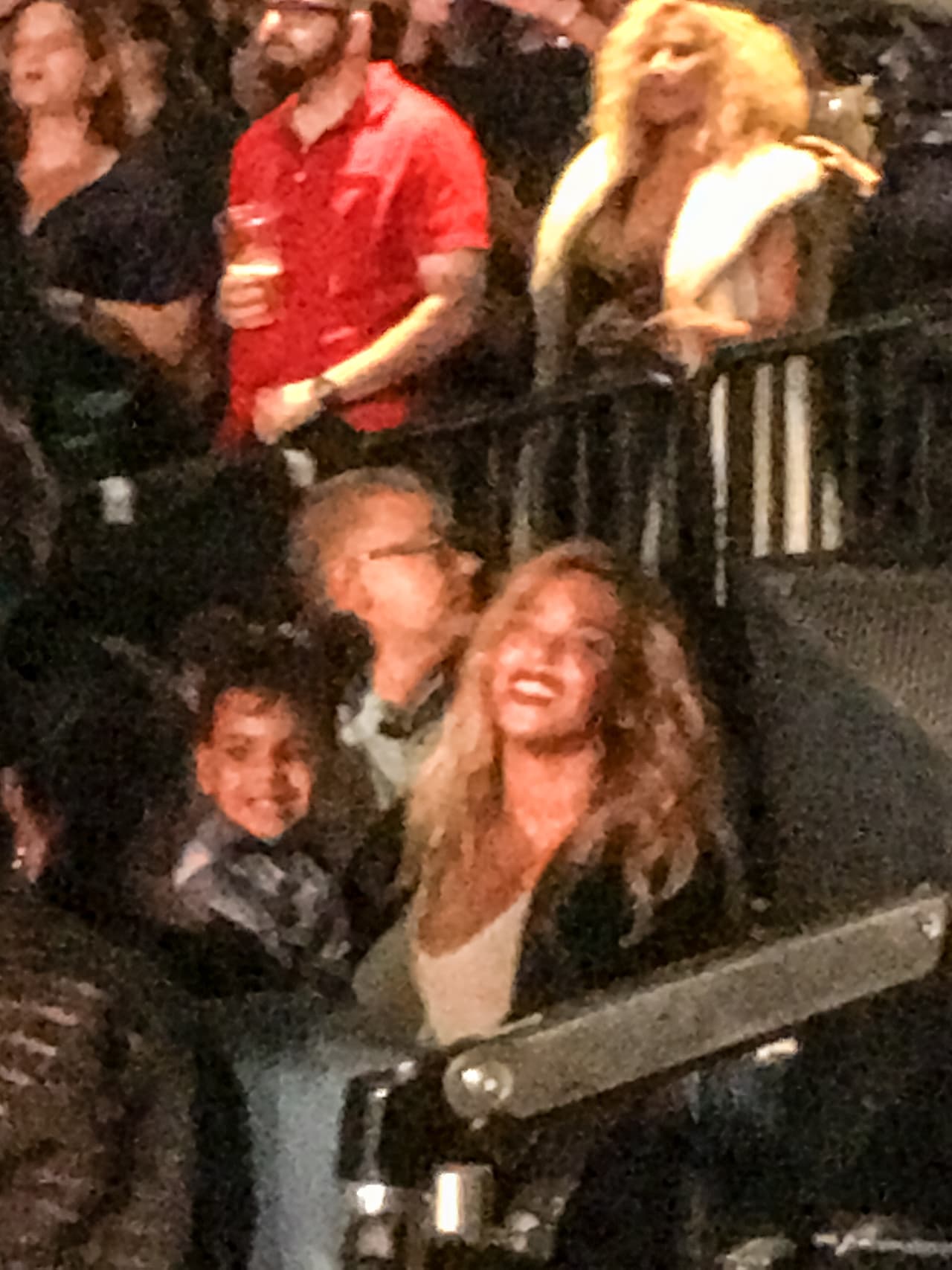 Cuando está con su mamá, Blue Ivy es toda sonrisas.