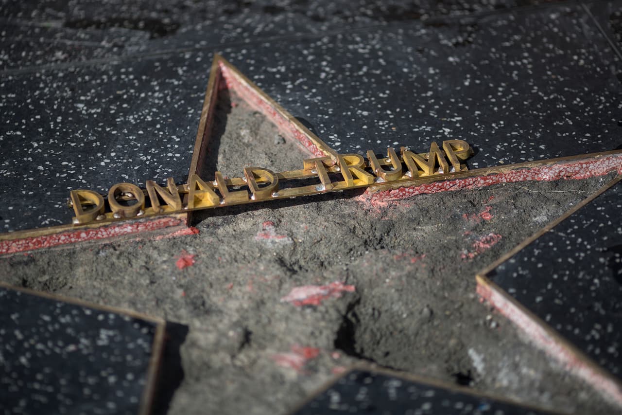 West Hollywood pide que quiten la estrella de Donald Trump del Paseo de la Fama
