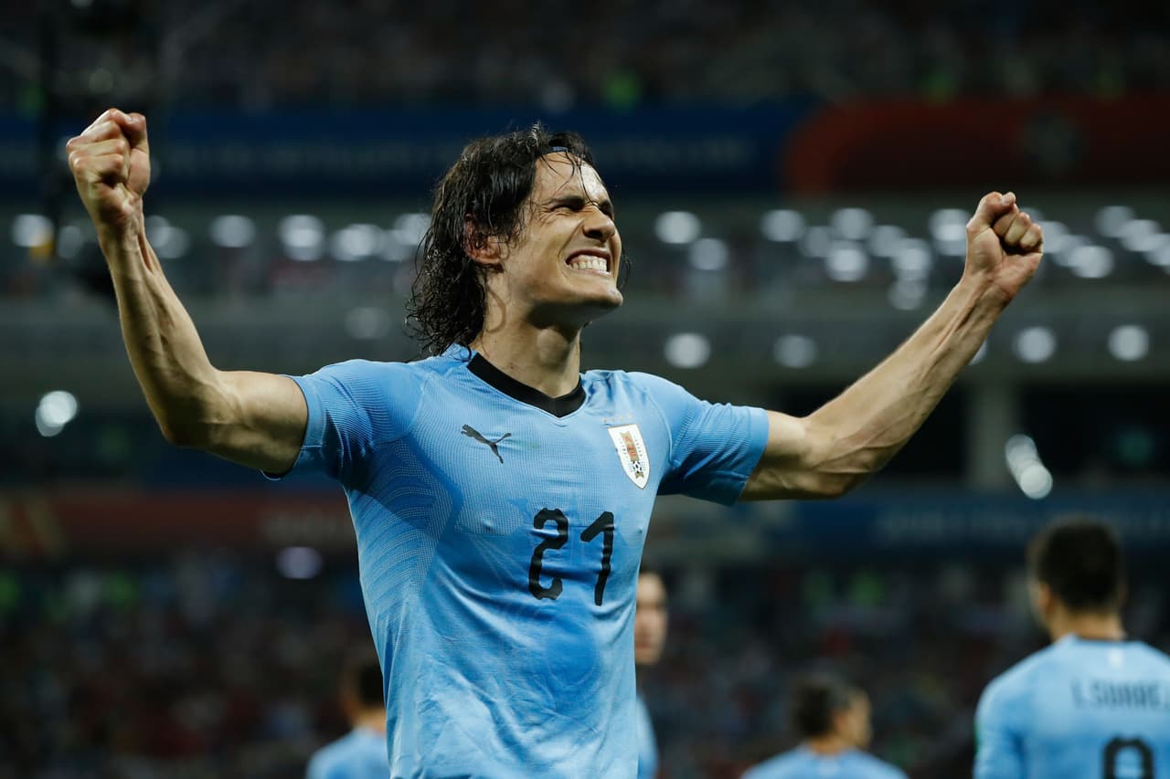 Uruguay tuvo que sufrir un poco más en octavos de final, pero eliminó a Portugal 2-1, con dos goles de Edinson Cavani.