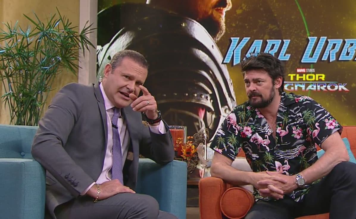 Fue el pasado 17 de octubre cuando Karl Urban, quien interpreta al villano de la cinta 'Thor: Ragnarok', nos visitó en Despierta América, y Alan Tacher quiso presentarle a alguien muy especial.