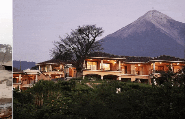 Fotografías interactivas: Antes y después de la erupción del volcán de Fuego en Guatemala