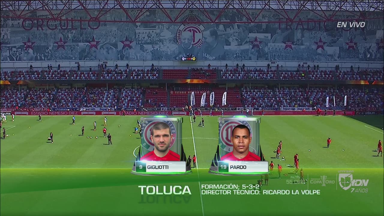 ¡Toluca y América ya están listos! Así formarán los dos equipos en el Nemesio Díez