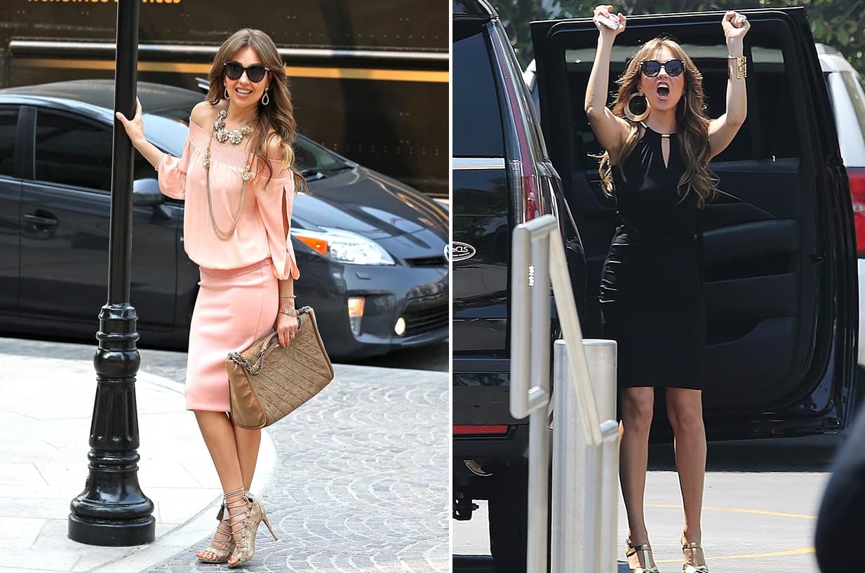 Thalía, nominada a Premios Juventud, tiene un estilo único y esta vez sorprendió con su atuendo por las calles de Berverly Hills.