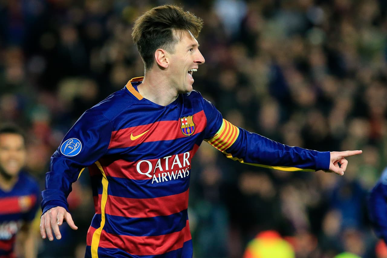 Messi presume su precisión y técnica