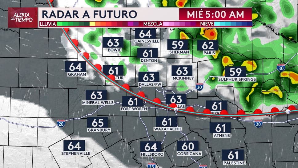 Los primeros efectos del sistema que llegará a nuestra región se sentirán desde muy temprano, afectando, por ejemplo, el tráfico matutino. 
<b>Se recomienda a los conductores tomar precauciones.</b>