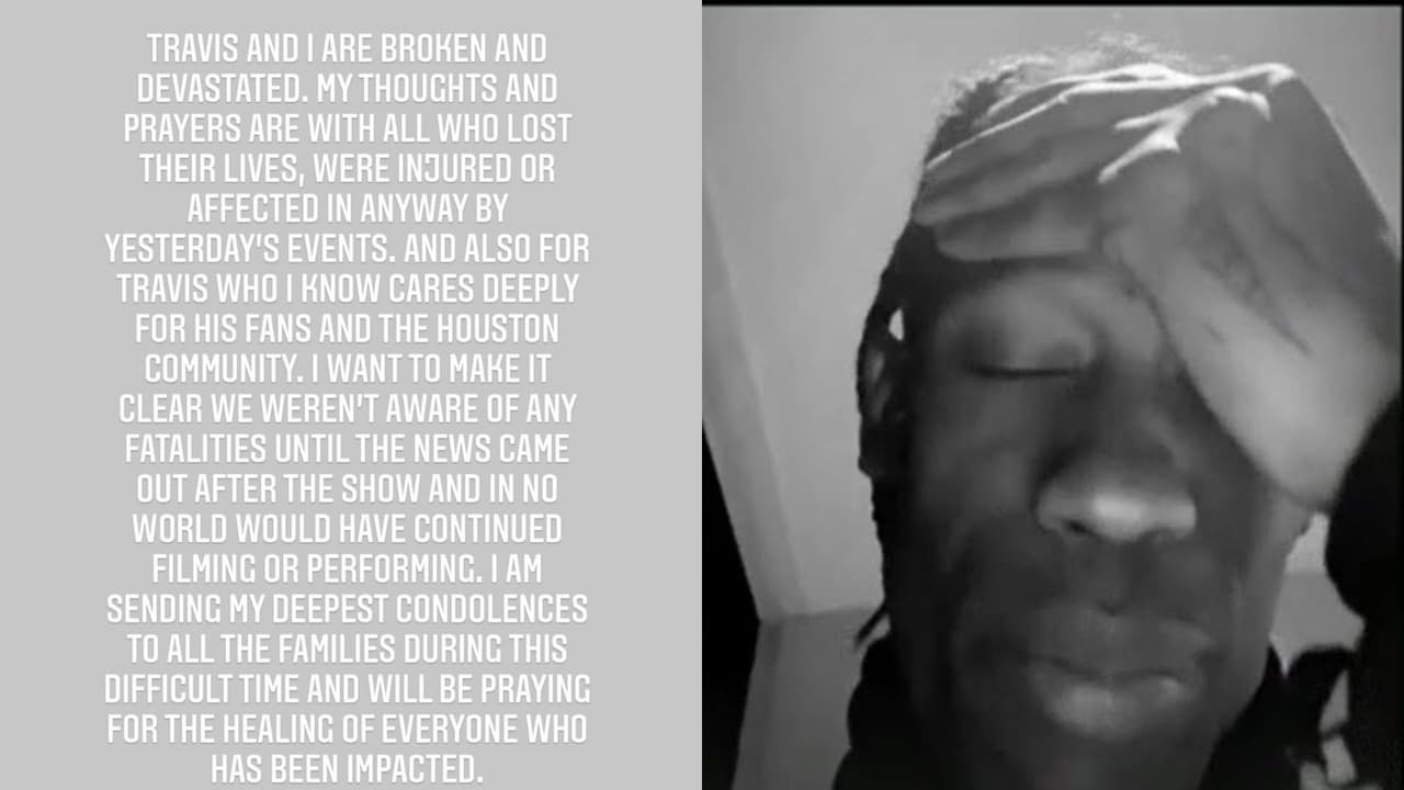 Kylie Jenner emitió estas palabras en sus historias de Instagram luego del trágico concierto de Travis Scott.