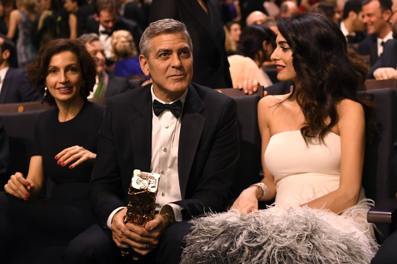 George Clooney no puede negar que cuenta con la admiración de su esposa, la brillante abogada Amal Alamuddin.