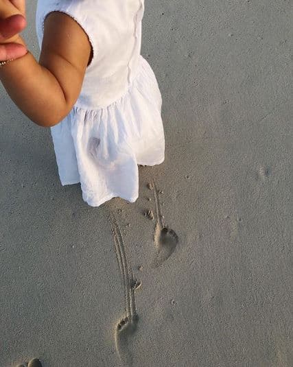 El pasado 18 de enero Kylie dio inicio a la celebración de su primogénita con la publicación de esta imagen.