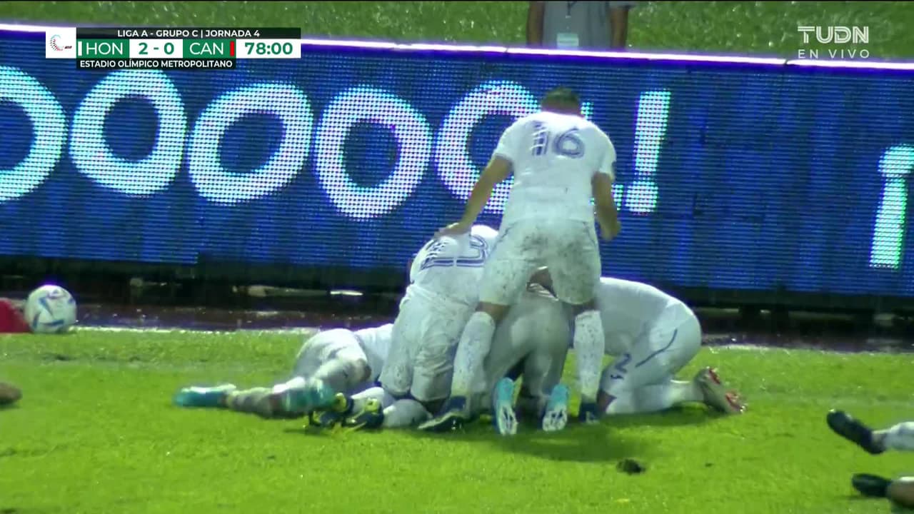 ¡GOL!  anota para Honduras. Kervin Arriaga