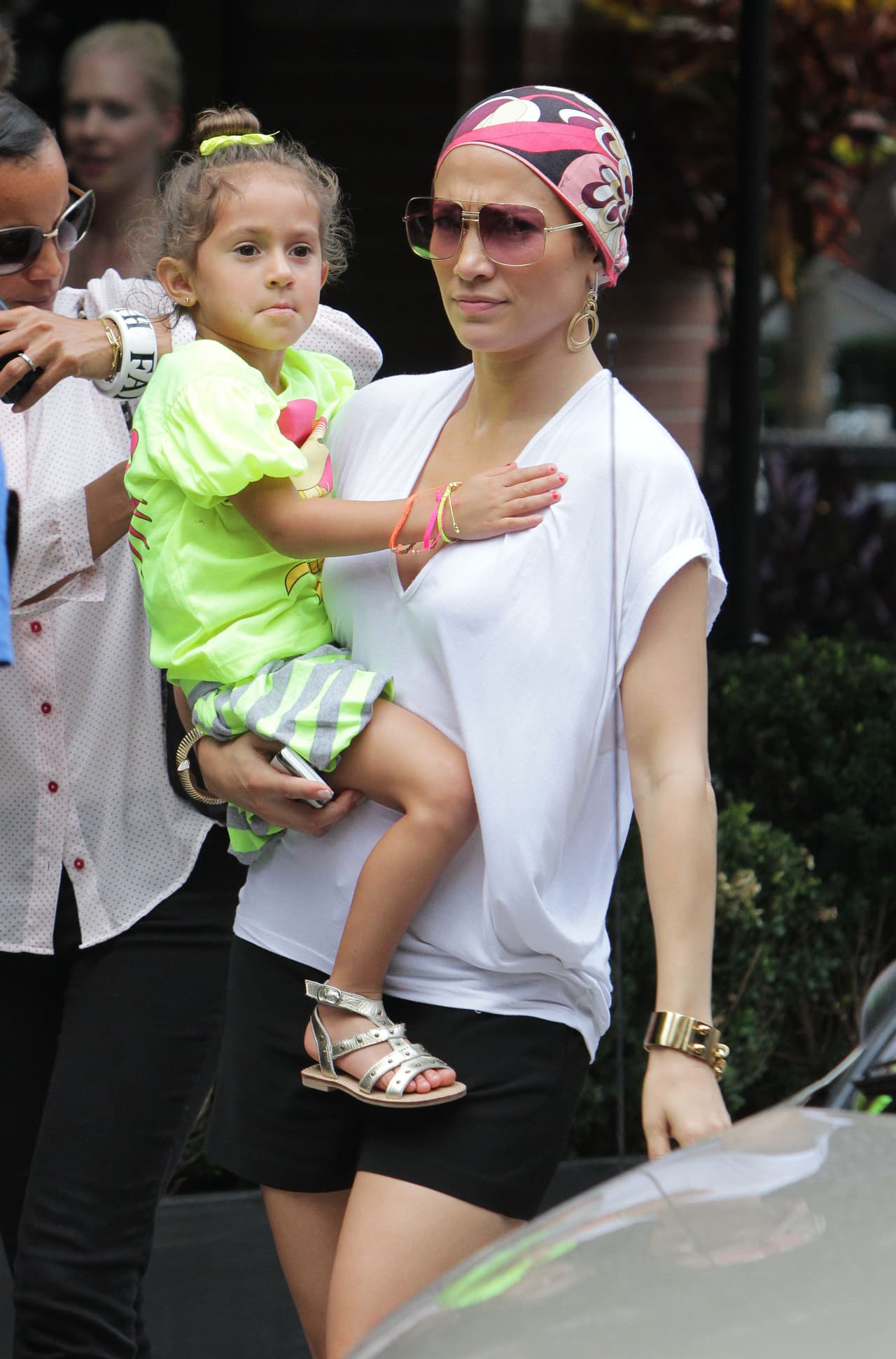 Emme Maribel Muñiz ha estado super acomtumbrada a estar en los brazos de su madre.