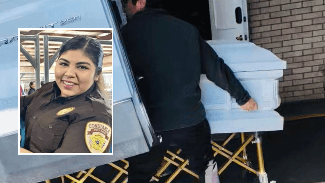 Con una caravana despiden a Evelyn Guardado en Eagle Pass mientras en Piedras Negras preparan su entierro