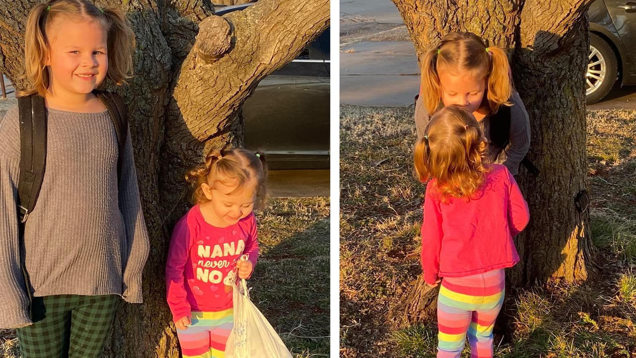 Athena Strand, de 7 años, con una de sus dos hermanas menores. Su mamá recuerda a la niña como una chica muy amorosa y protectora de sus hermanas pequeñas. Y en un post en Facebook puso todo lo que a la pequeña Athena, le gustaba como: “Su restaurante de comida rápida favorito es McDonalds, no, lo comería tres veces al día todos los días si mamá y papá se lo hubieran permitido”.