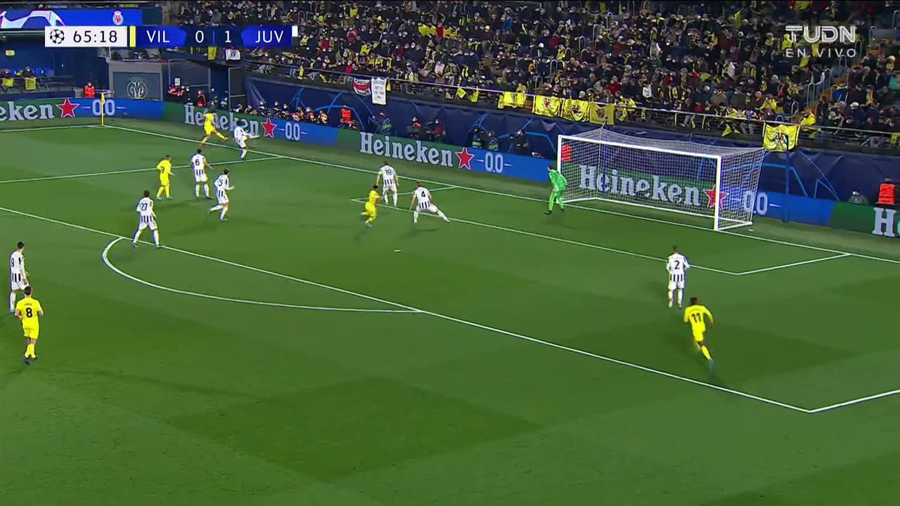 ¡GOL!  anota para Villarreal. Daniel Parejo