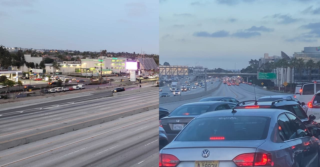 Cierre de autopista 405: todos los carriles en sentido sur bloqueados por tiempo indefinido en Los Ángeles