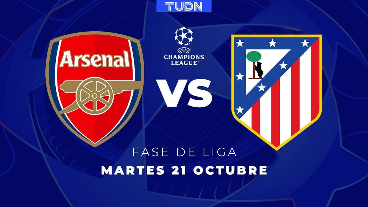 Horario y dónde ver el Arsenal vs. Atlético de Madrid de la Champions League