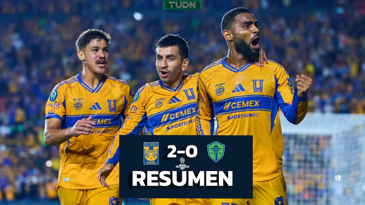 Tigres muestra contundencia y derrota a Seattle en el Volcán