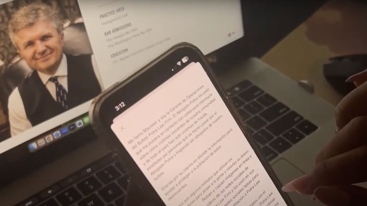 Abogado en Atlanta denuncia que alguien se hace pasar por los abogados de su firma: esto debes saber