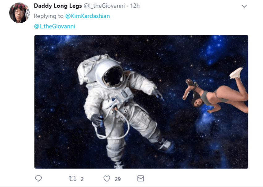 Así respondieron los seguidores de Kardashian.