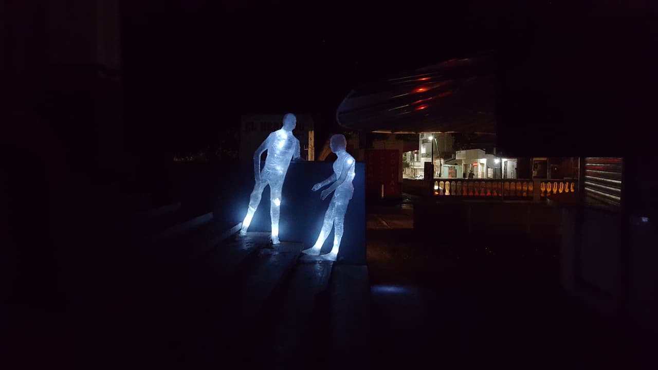 Iluminación urbana en Tuxtla.