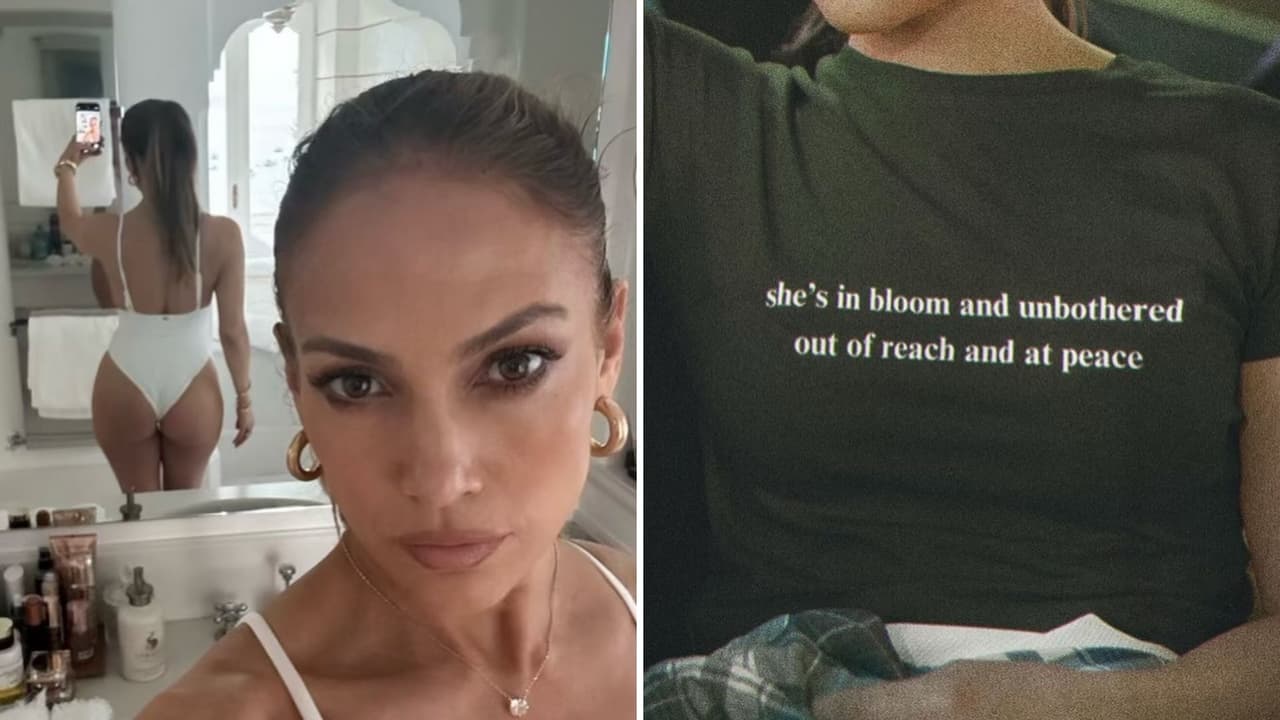 JLo publicó estas dos imágenes en su cuenta de Instagram en medio de su divorcio de Ben Affleck.
