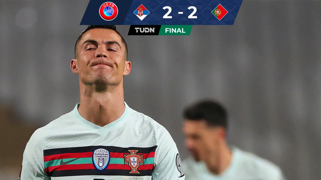 Cristiano se siente robado en el Portugal-Serbia en las Eliminatorias