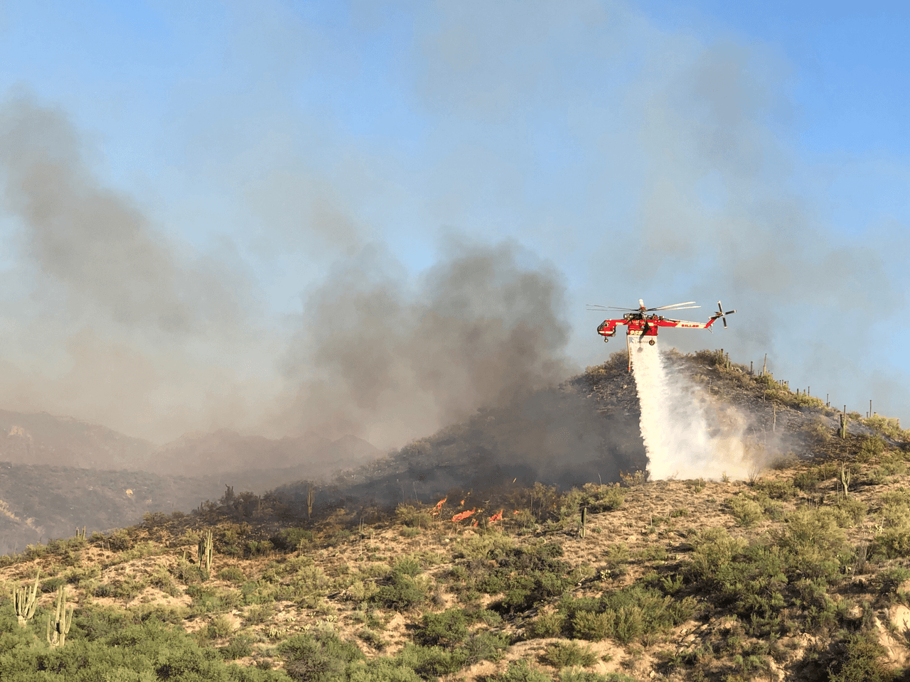 Funcionarios del Servicio Forestal de Tonto informan que las siguientes áreas deben estar preparadas para evacuar: Gisela, Rye, Deer Creek 76 Ranch and Bar T Bar Ranch (conocido como BT Ranch).
<br>