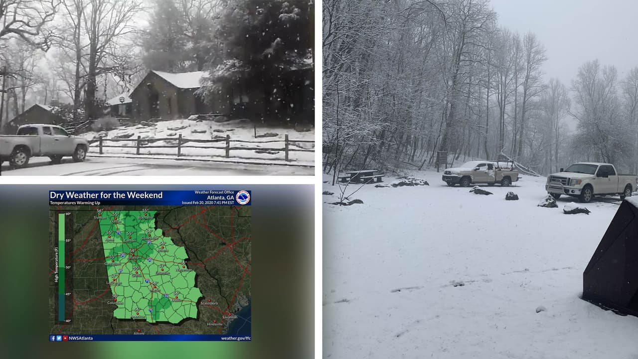 Una advertencia por tiempo invernal 
<b><a href="https://www.univision.com/local/atlanta-wuvg/el-frio-va-a-ser-bastante-anticipan-lluvia-helada-y-nieve-para-este-viernes-video" target="_blank">permaneció activa hasta este viernes por la madrugada</a></b> en varias regiones al norte de Georgia.