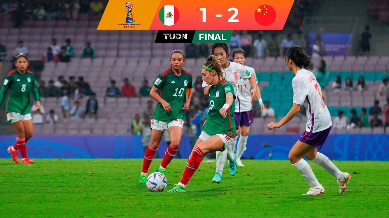 México cayó ante China en su debut en el Mundial Sub-17 Femenil