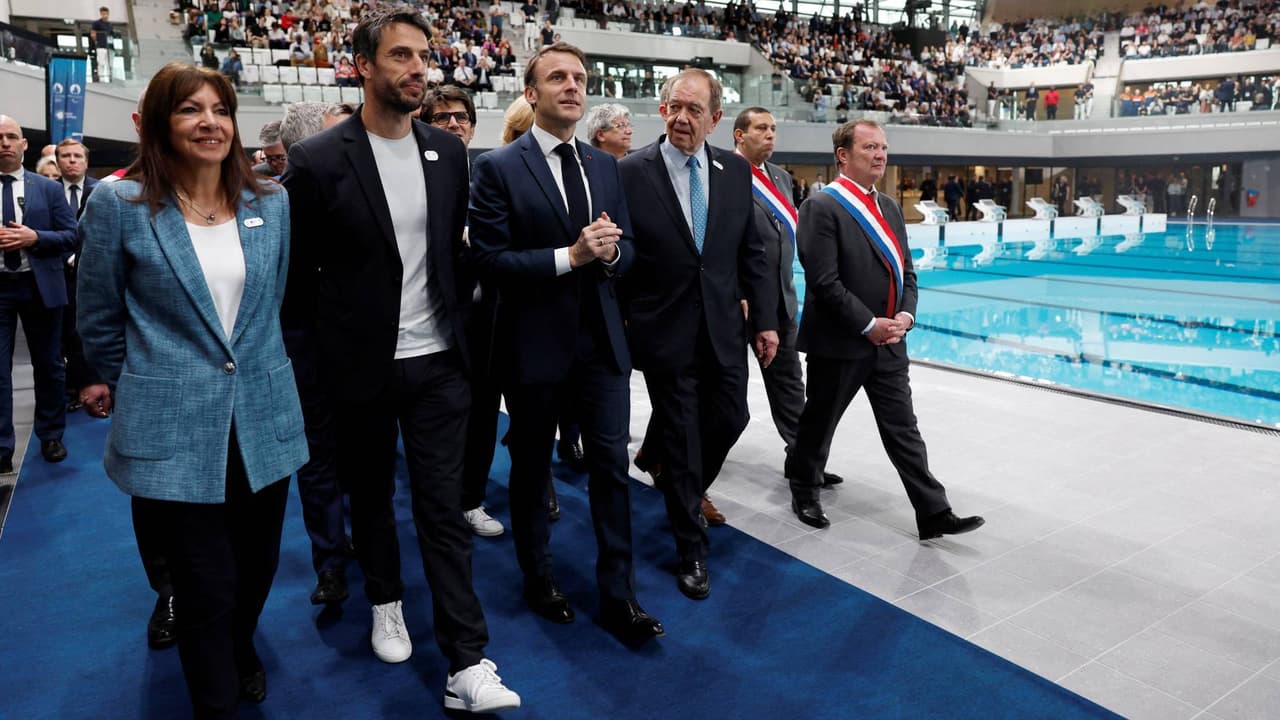 Inauguran el centro acuático para Paris 2024
