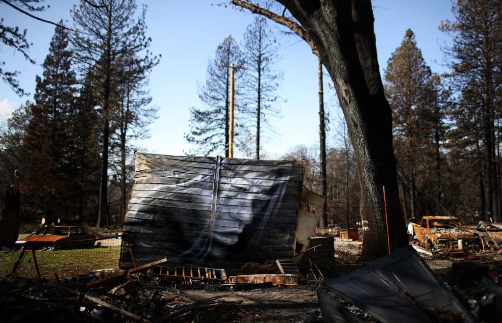 La devastación de la comunidad hacen evidente que la reconstrucción no será inmediata. (Foto por: Justin Sullivan/Getty Images)