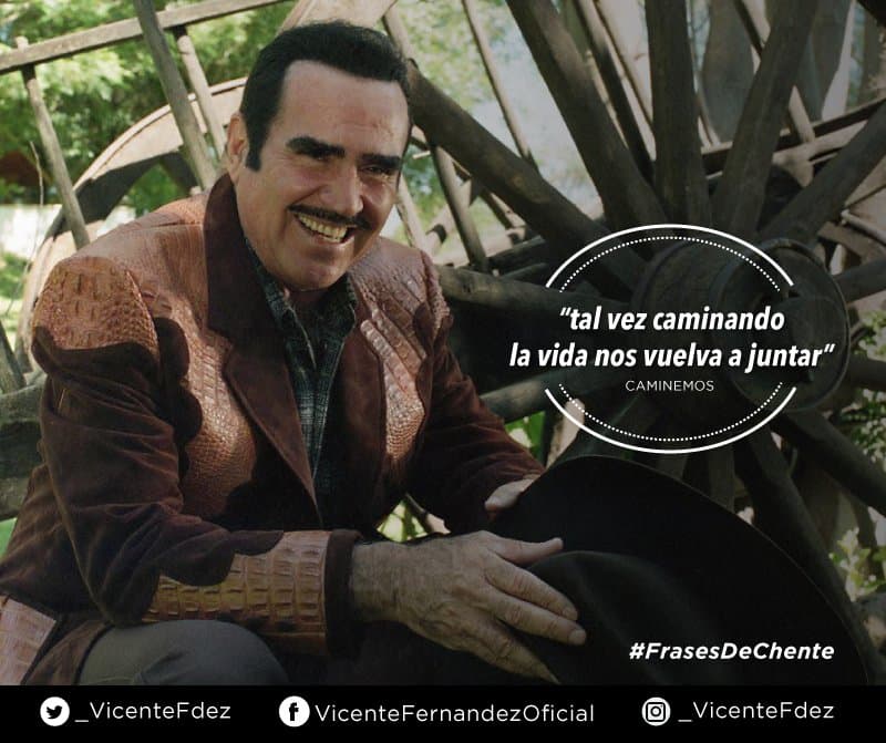 Frases de temas exitosos las hizo suyas, como el caso de la canción 'Caminemos', autoría del brasileño Herivelto Martins.