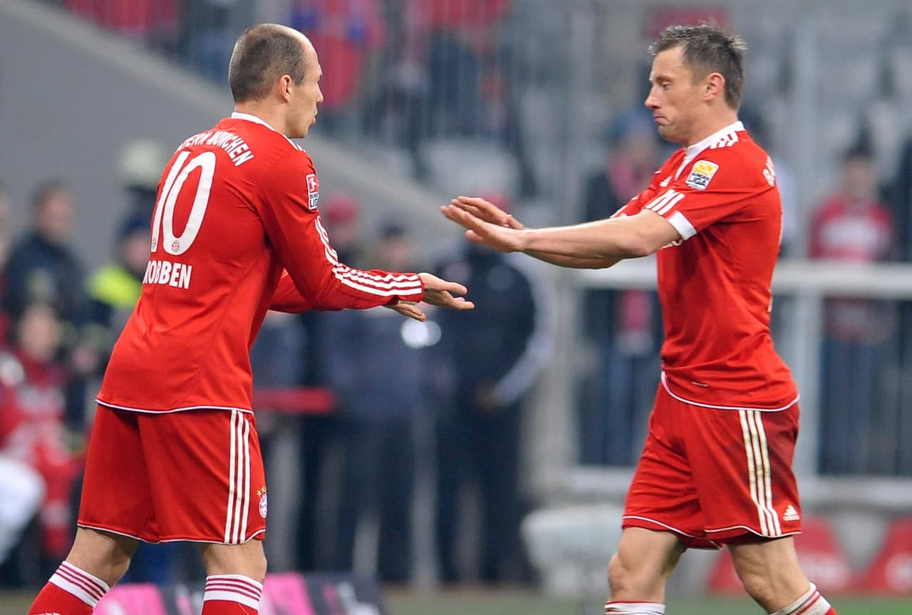 En su debut con el Bayern München, entró en el segundo tiempo y marcó dos goles en el Allianz Arena.