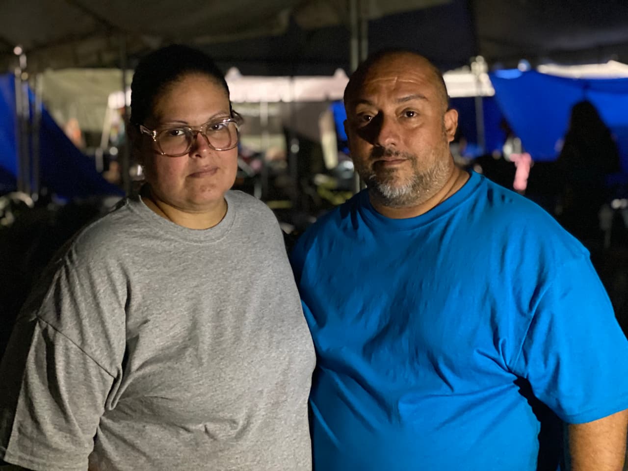 Zulay Feliciano, de 40 años, y su esposo José Velázquez, de 48. Ambos del pueblo de Peñuelas.