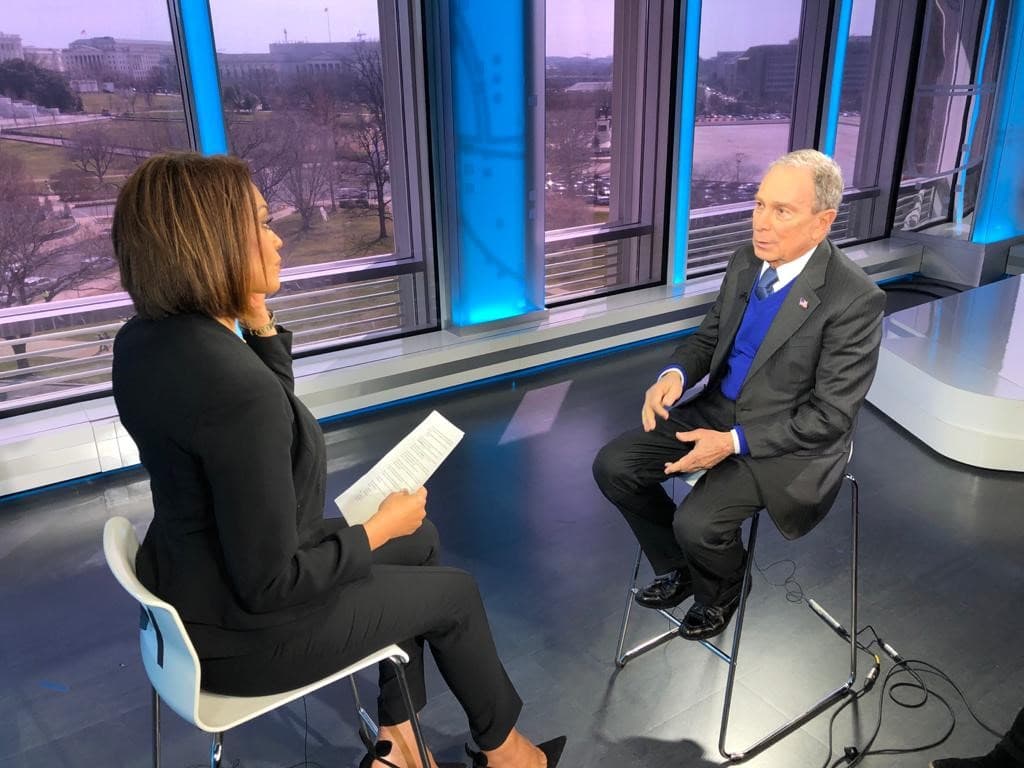 "Todos tenemos derecho a ser candidatos": Bloomberg considera natural que el voto moderado demócrata esté dividido