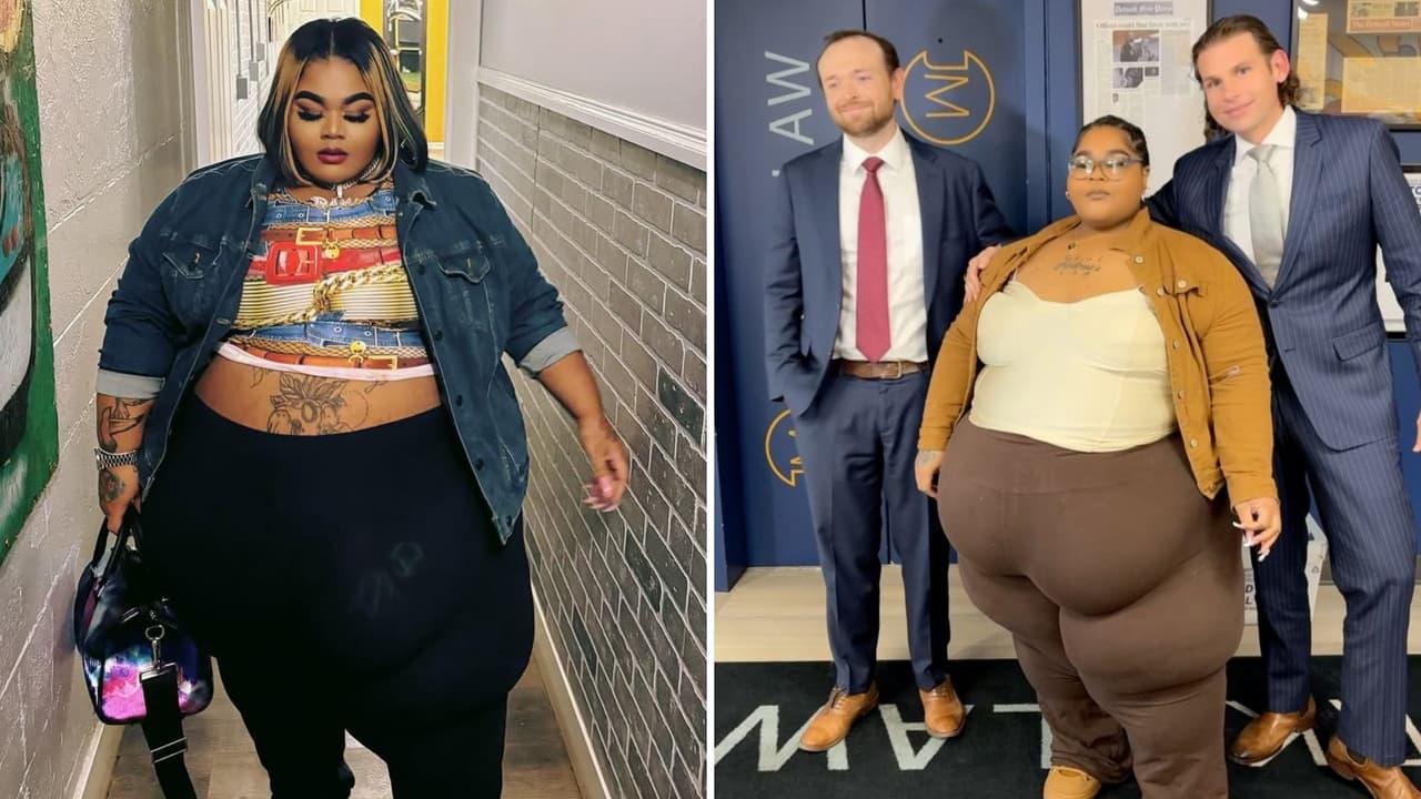 Dajua Blanding presentó a sus abogados tras demandar a Lyft por presunta discriminación en su contra.