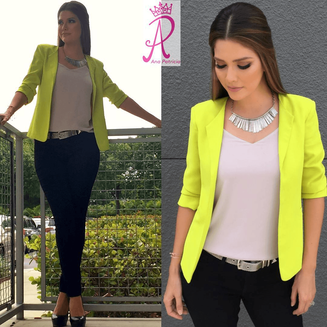 Recuerda la regla general de la moda: no mezclar más de tres colores y luce hermosa como Ana Patricia.