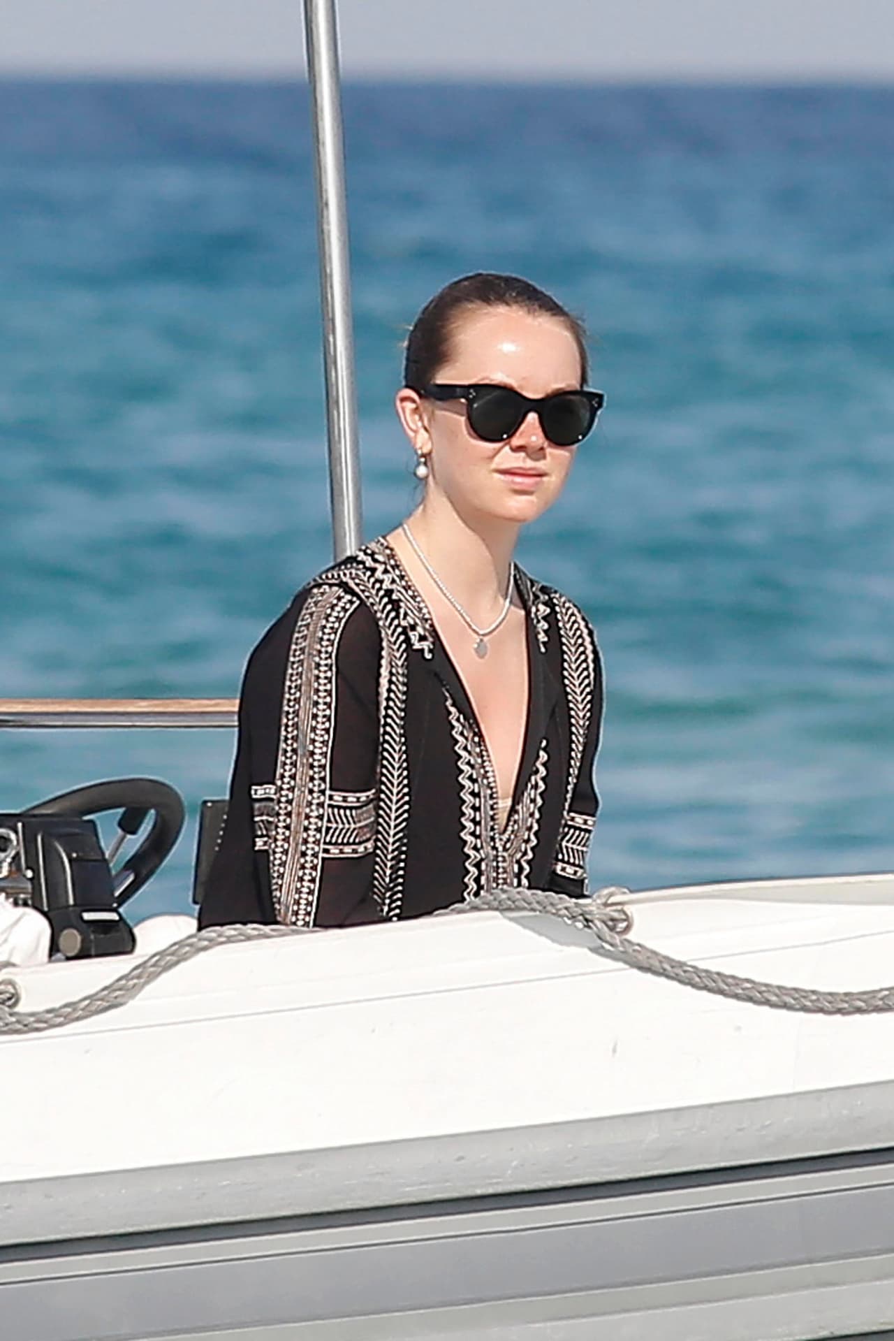 La Duquesa de Brunswick, de 20 años, también fue vista en Ibiza, España.