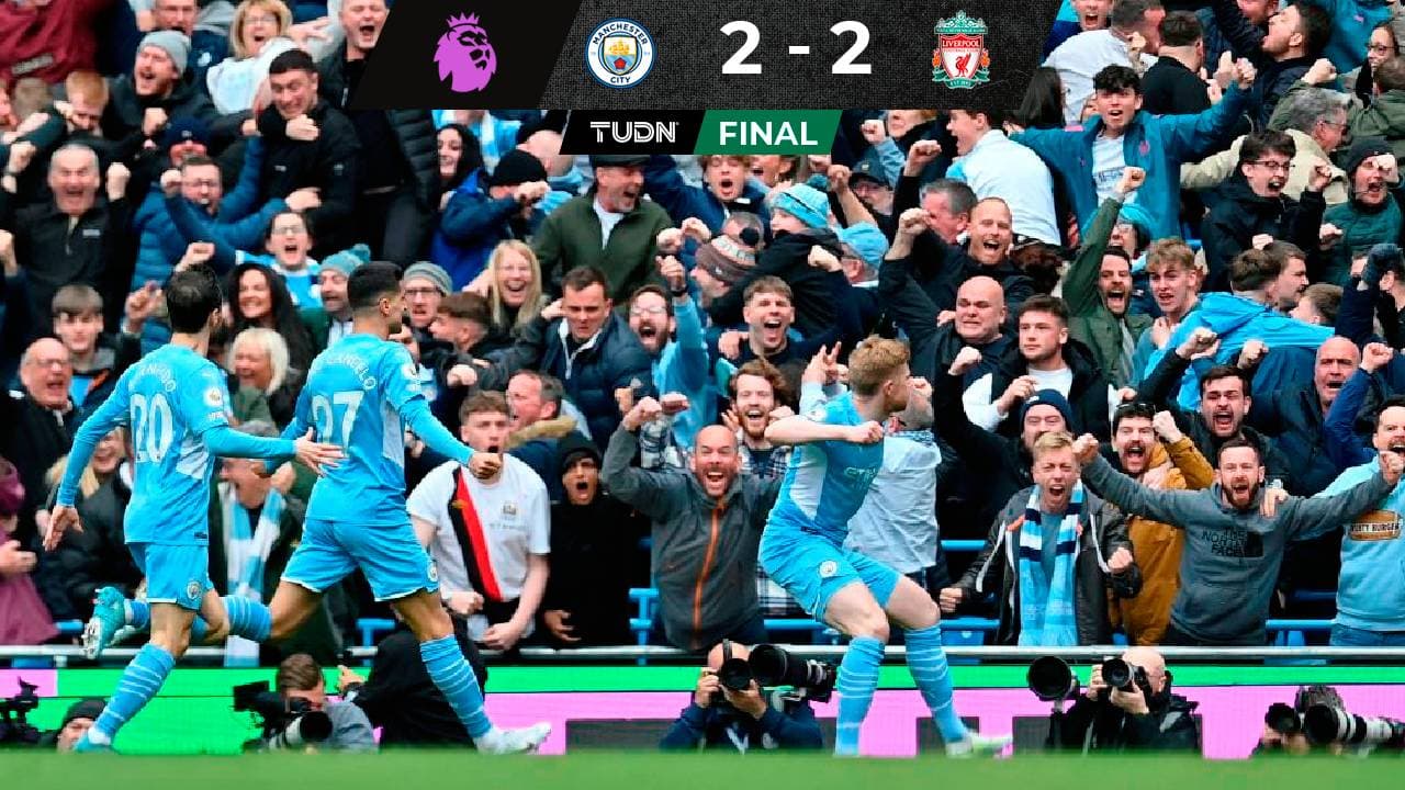 En un juegazo, el City igualó con el Liverpool y sigue líder de la Premier