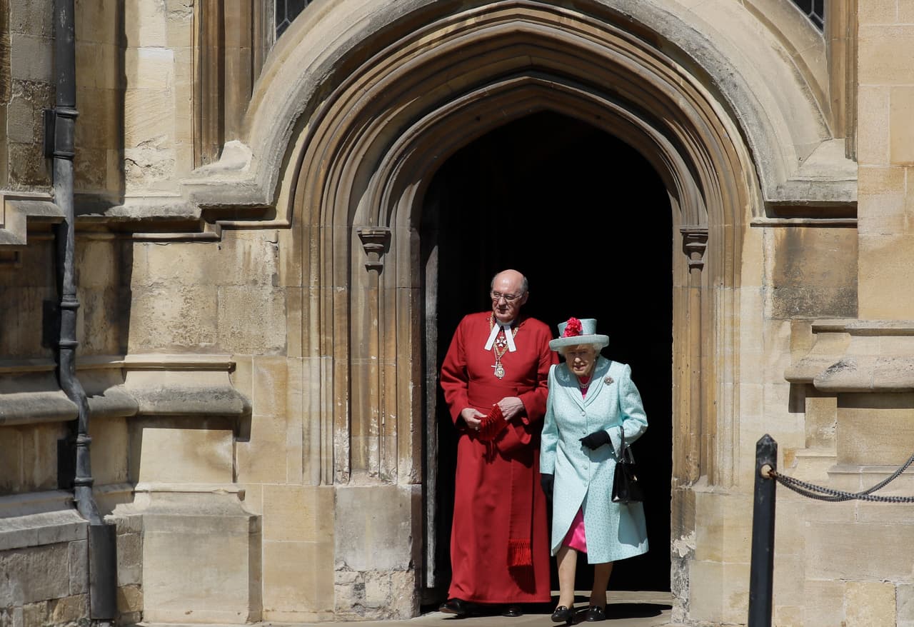 La familia real británica, encabezada por la reina Isabel II, se reunió este domingo 21 de abril con motivo del domingo de Pascua.