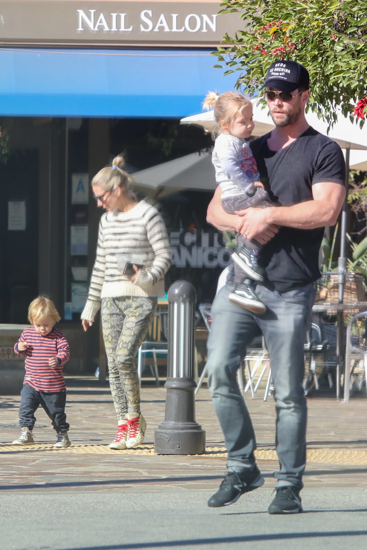 Tristan y Sasha son los hijos menores de la pareja.