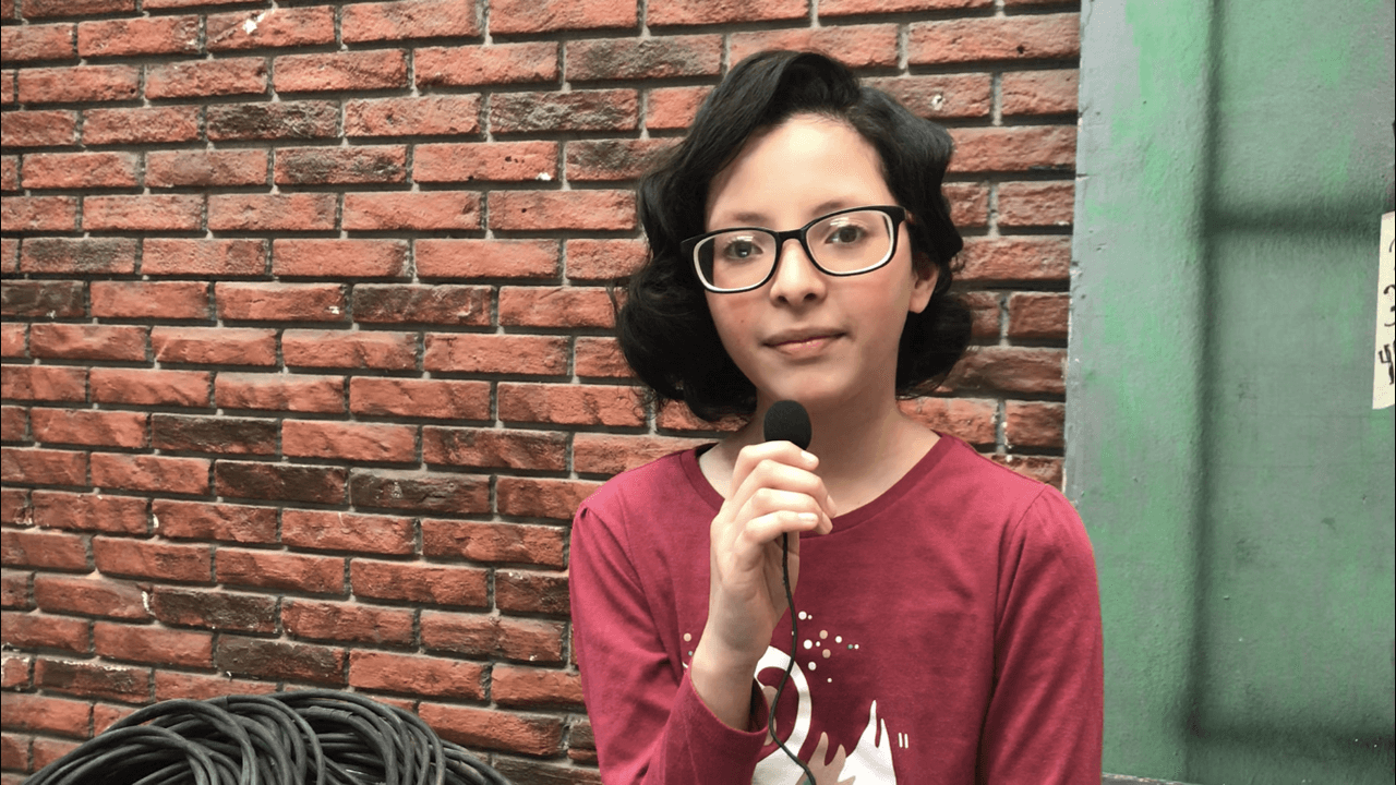 Ella es Taisia, una pequeña cantante de 11 años de edad que proviene de Durango y que aún no sabe qué haría con el premio de Pequeños Gigantes si es que llegara a ganar.