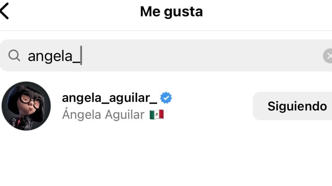 Ángela Aguilar reaccionó con un 'me gusta' al mensaje de Josh Ball.