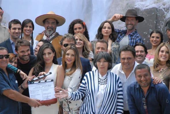 Todo el elenco se reunió en Morelos, México para llevar a cabo el evento.