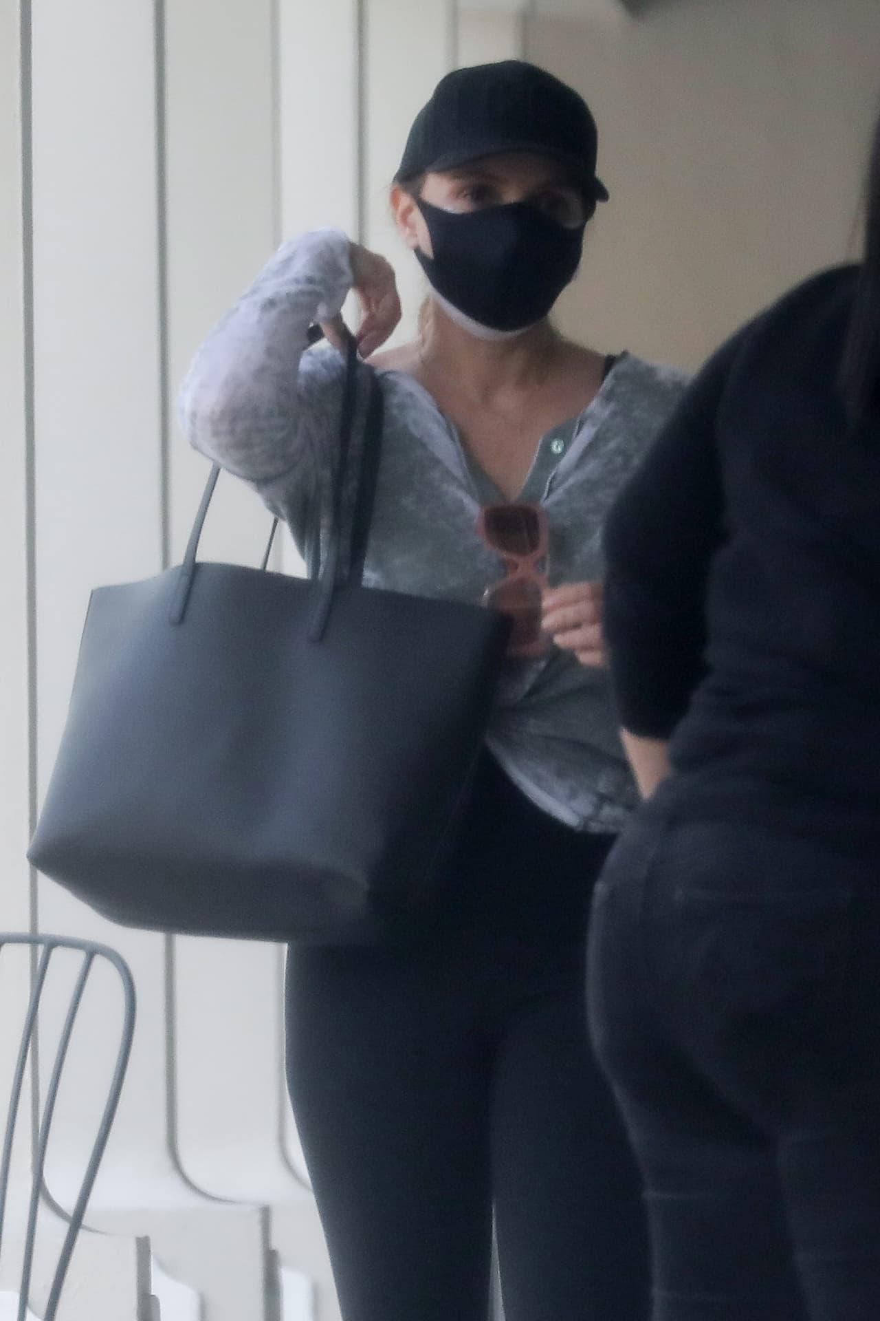 Este mismo día, la actriz reapareció en la ciudad del sol.