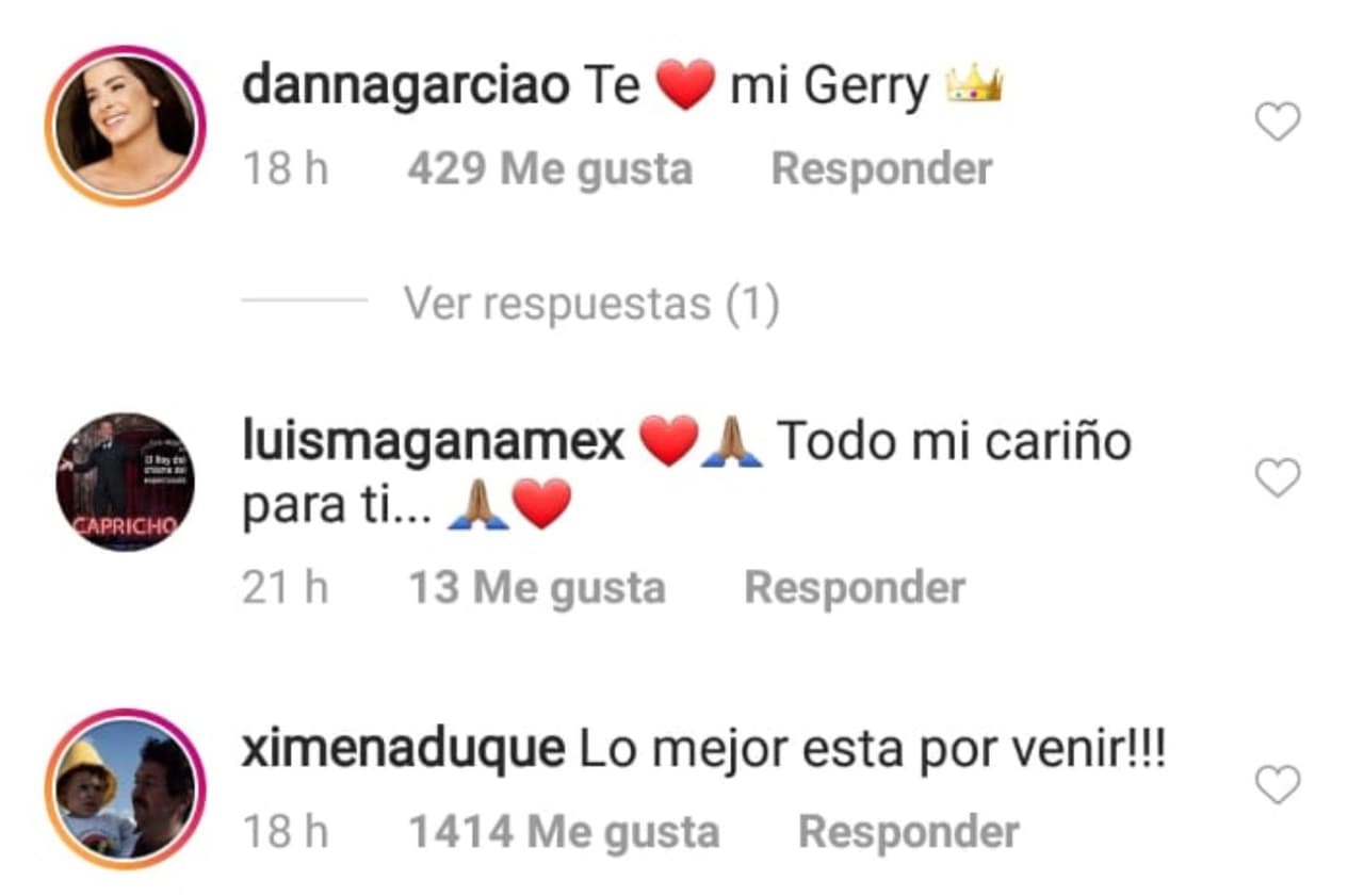 La actriz Danna García, el periodista del programa Hoy, Luis Magaña, y su colega Ximena Duque
<b> le demostraron cariño y desearon lo mejor. </b>