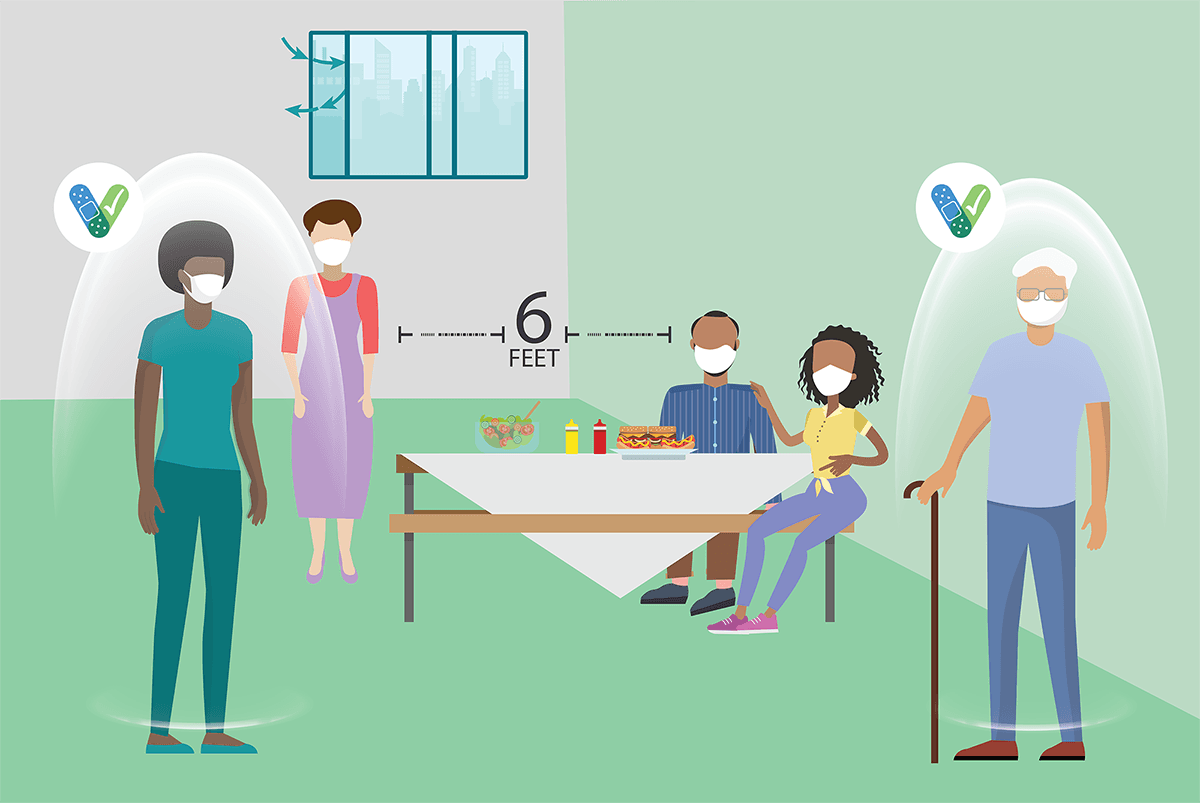 El doctor González asegura que “las restricciones continúan, tenemos que seguir usando las mascarillas, la distancia entre personas, definitivamente esto es un factor importante que nos va a ayudar a tener un mejor estadío en un futuro”.