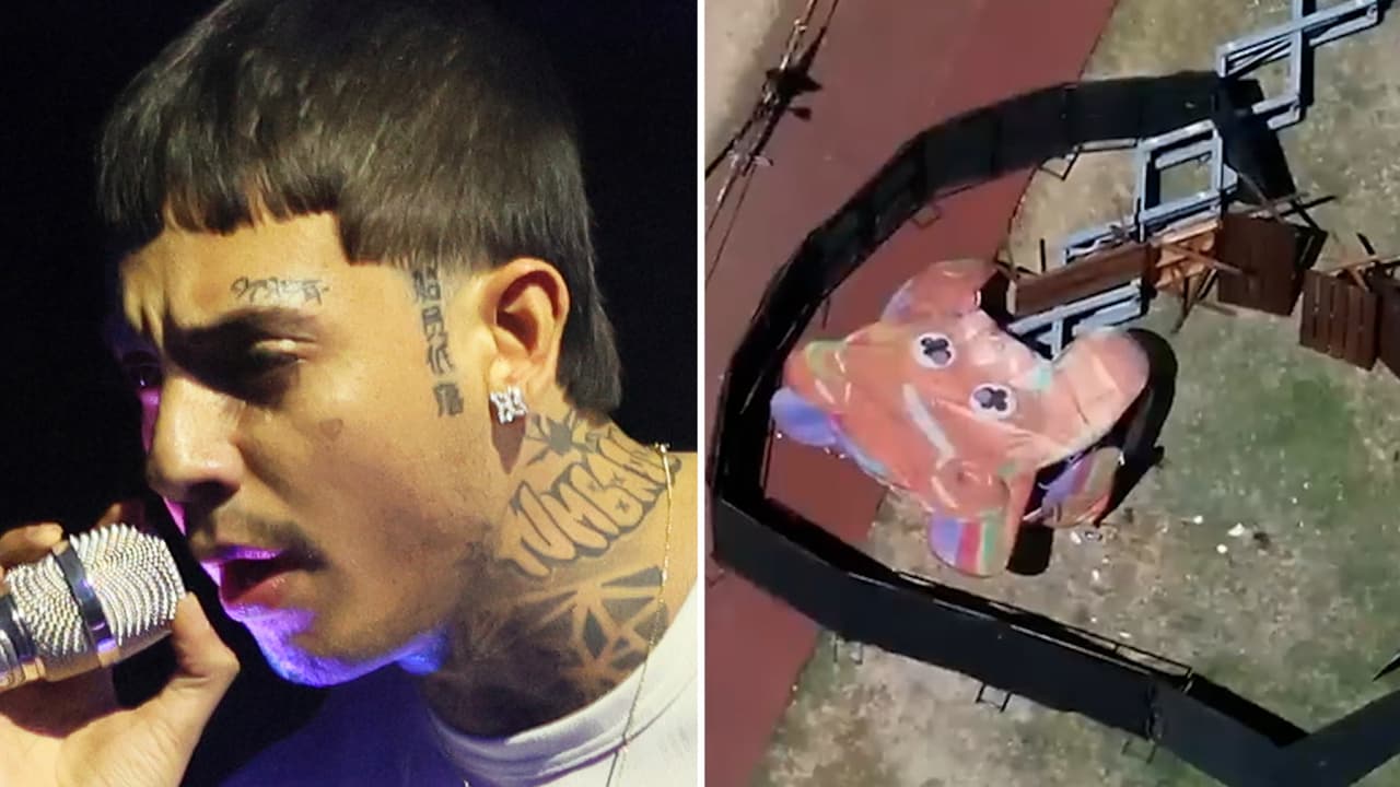 Las imágenes de la tragedia en festival con Natanael Cano: mueren dos al caer estructura sobre ellos