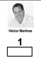 Héctor Martínez, exsenador por el distrito de Carolina. En el 2010 fue acusado por varios cargos federales pero luego el Tribunal de Apelaciones revirtió la convicción.