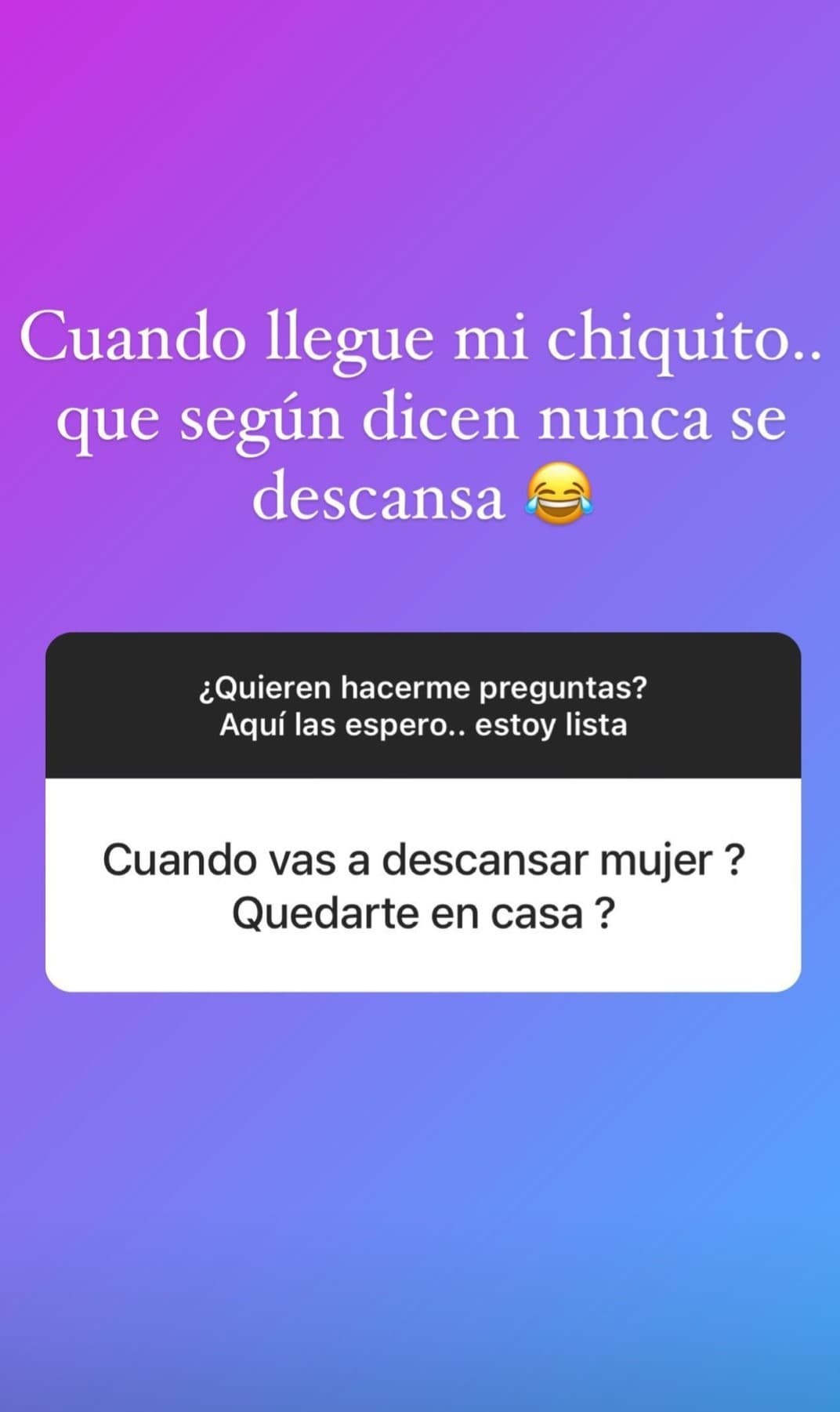 Sus seguidores se preocupan mucho por ella, sobre todo porque a estas alturas de su embarazo la presentadora no deja de trabajar.